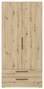 Dulap MARO 100x213 cm, stejar artisan