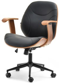 Scaun Raynold (nuc închis + negru). Promo -14%. 1109967