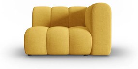 Modul pentru canapea Lupine cu tapiterie din tesatura structurala, galben