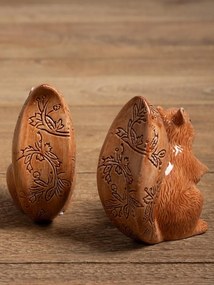 Set sare si piper, din ceramica, Squirrels
