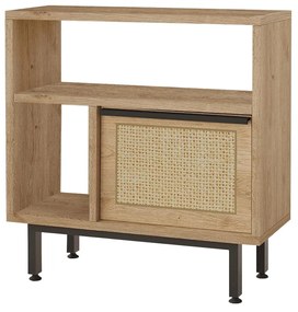 Măsuță laterală Nimelo 5 (nuc + stejar). 1094788