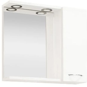 Dulap suspendat pentru baie Ruben 65, alb