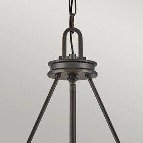 Hinkley HK-COLLIER-P-BX - Candelabru suspendat pe lanț COLLIER, 4 x E14, 40 W, 230 V, Ø 54,3 cm