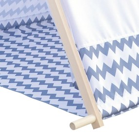 Bino Cort pentru copii Little house alb, 125 x 92x 95 cm