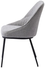 Scaune de dining gri 2 buc. Meridian – Unique Furniture