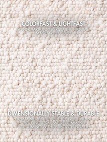 Covor tip traversă fildeș țesut manual din material bouclé 80x200 cm Notting Hill Portobello – Ted Baker