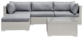 Set canapele pentru grădină Sante (gri deschis). 1011780