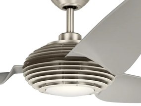 Ventilator LED dimabil de tavan Kichler KLF-VOYA-60-BS VOYA LED/14W/230V + telecomandă