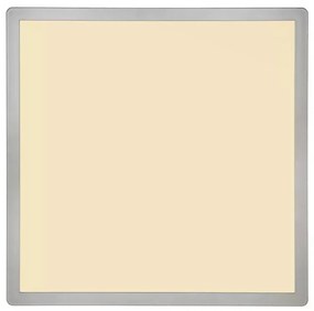 Plafoniera LED Sapana 41563-18N, 18W, 1600lm, lumina calda, IP44, alba+nichel, Globo Lighting