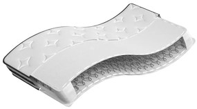 vidaXL Saltea cu arcuri bonnell, fermitate medie, 100x200 cm