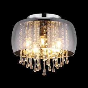 Plafoniera design modern KALLA fumuriu 15809D GL