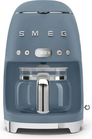 Cafetiera electrica Smeg DCF02SBMEU, 1050 W, 1,4 l,Cana de 1,25 l, Pana la 10 cesti, Sistem anti-fierbere, Albastru cenusiu