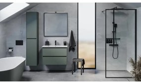 Dulap de baie cu lavoar MOLDE, 80 cm, verde