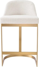Scaun de bar design LUX, Counter Stool Condos alb