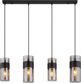 Lustră pe cablu Globo 15718-4 SCARFINA 4xE27/60W/230V