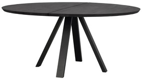 Masă de dining rotundă cu blat din lemn de stejar 150x150 cm Carradale - Rowico