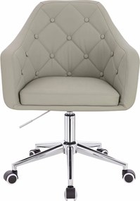 HR831K Scaun Culoare in Piele Ecologica Premium Soft cu Bază Cromata