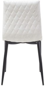 Set 2 buc. scaune sufragerie Montego (alb + negru). 1035608