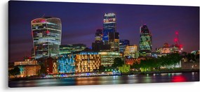 Tablou - Londra seara (120x50 cm)