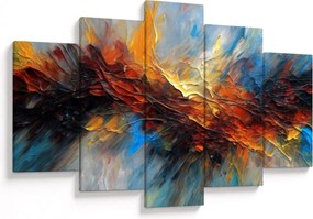 Tablou - Textura culorii (150x105 cm)