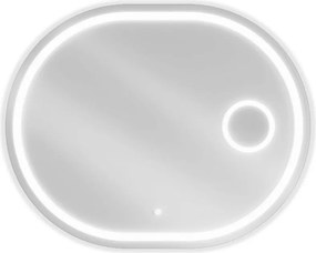 Mexen Umba oglindă de baie iluminată cu oglindă cosmetică 80 x 60 cm, LED 6000K, antiaburire - 9822-080-060-611-00