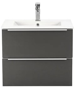 Dulap inferior Vario Trim 60 cu lavoar alb-antracit