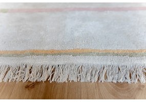 Covor roz/crem lavabil/țesut manual din bumbac 140x200 cm Lanes Vintage Nude – Lorena Canals