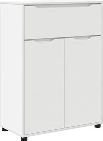 vidaXL Dulap de Baie cu sertar Alb 72,5 x 36,5 x 100 cm Lemn compozit