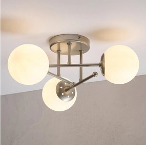 Lustră aplicată MALENA 3xE14/5W/230V crom mat/alb