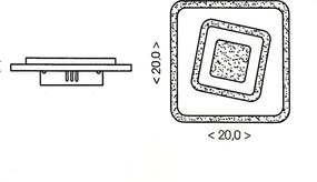 Brilagi - Plafonieră LED Modern Mini LED/32W/230V 3000/4000/6000K