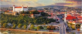 Tablou - Panorama bratislavei, Slovacia (120x50 cm)