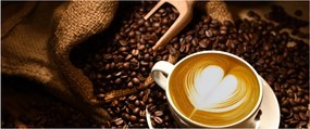 Tablou - O ceașcă de cafea (120x50 cm)