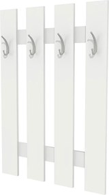 Cuier de perete KORADO NEW KV11, alb, PAL, 70x3x100 cm