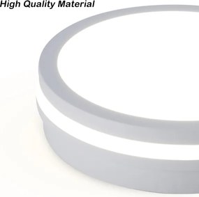 Brilagi - Plafonieră LED de exterior BENE LED/24W/230V Ø 26 cm alb IP54