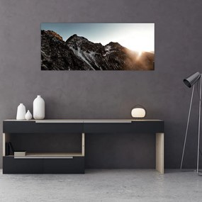 Tablou - Lanț de munți stâncos (120x50 cm)