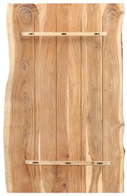 286332 vidaXL Blat de masă, 100x(50-60)x3,8 cm, lemn masiv de acacia