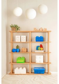 Cutie de depozitare pentru copii verde din plastic 25x25x18 cm – LEGO®