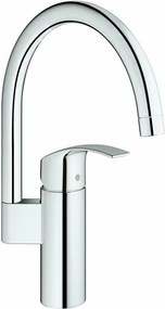 Baterie bucatarie Grohe Eurosmart New cu corp inalt crom lucios