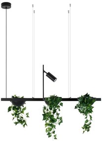 Moosee Plant lampă suspendată 2x17 W negru MSE1501100210