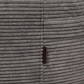 Fotoliu bean bag verde cu tapițerie din catifea reiată Roll 135 – SLOWDOWN