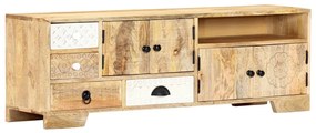 vidaXL Comodă TV, 120 x 30 x 40 cm, lemn masiv de mango