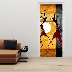 Fototapet pentru ușă - Pictură străveche (95x205cm)