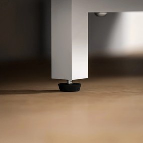 HOMCOM Comodă TV de Colț 47" max cu 2 Rafturi Deschise din Lemn Alb | Aosom Romania