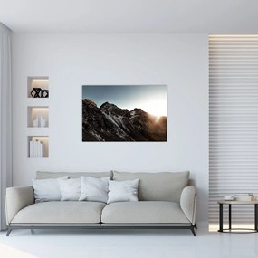 Tablou - Lanț de munți stâncos (90x60 cm)