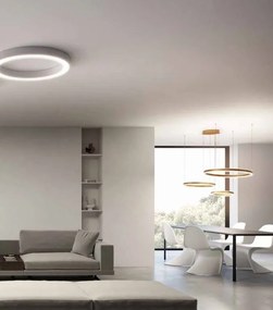 Plafoniera LED design circular FLOR 80cm alb, negru sau auriu