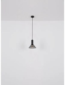 Lustră pe cablu JEDD 1xE27/60W/230V negru Globo 15648H1