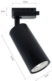 Lampă spot MICA 1xGU10/25W/230V