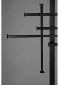 Cuier negru din oțel 71x185 cm Rumex – Dutchbone