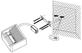 Eglo 96497 - LED Aplica perete exterior DONINNI 1xLED/6W/230V