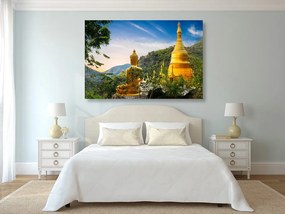 Tablou priveliște spre Budha auriu